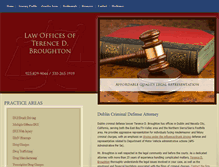 Tablet Screenshot of broughtonlawoffices.com